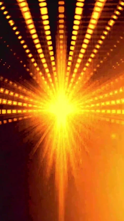 Futuristic technology background with glowing digital lines and bright light Video stock 347484815