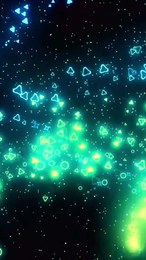 Futuristic technology background with glowing dots for digital and innovation Stock Footage 347484803