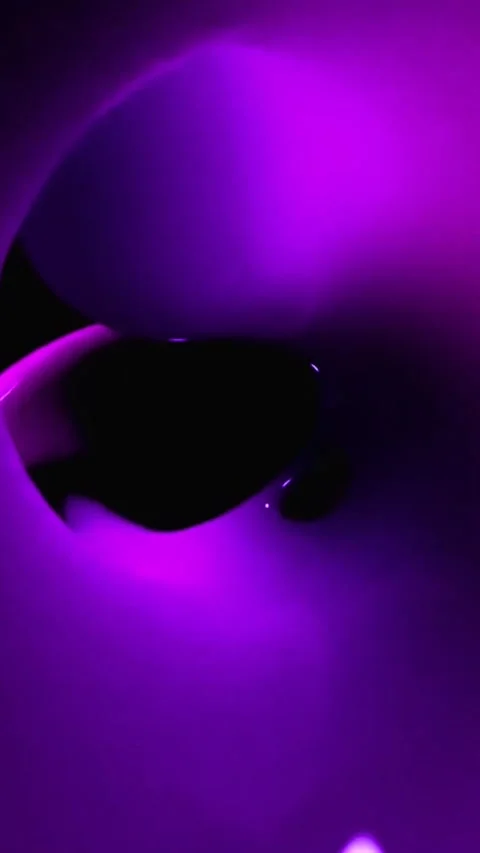 Futuristic technology background with glowing purple and black abstract shapes Stock Footage 347485058