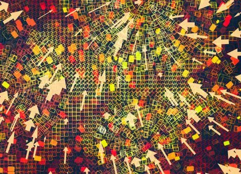 Futuristic technology background Stock-Illustration