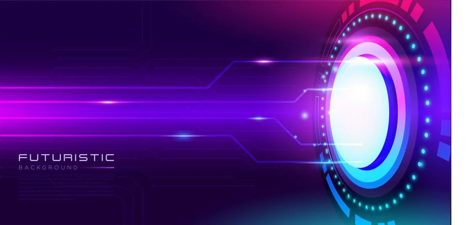Futuristic Technology background Stock Illustration