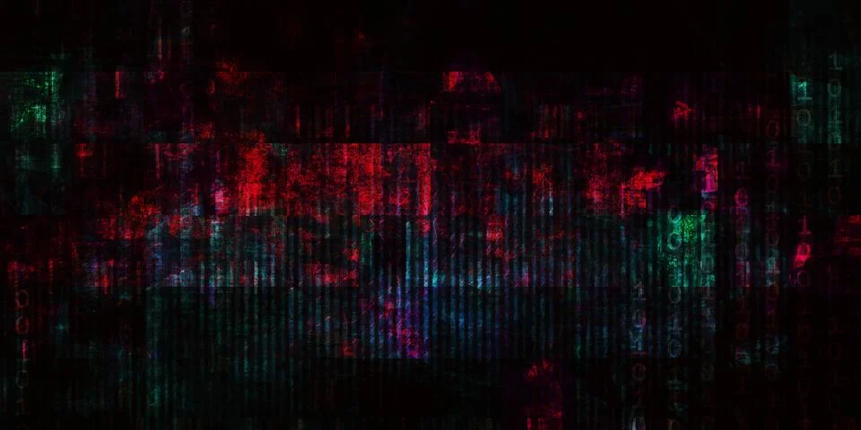 Futuristic Technology Background With Matrix Design Pattern 스톡 일러스트