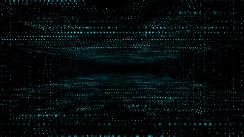 Futuristic technology background with perspection flight Trapcode Form 001 Stock-Footage 79296436