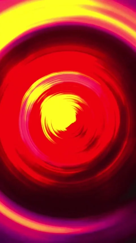 Futuristic technology background with vibrant swirling neon lights for digital Stock Footage 347484689