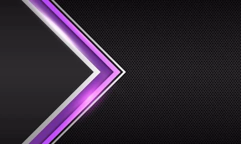 Futuristic technology banner background with blue and silver triangles stripes Stock Illustration