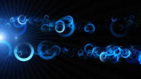 Futuristic technology circle background design with lights Futuristic tech... Stock Photos