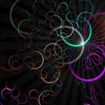 Futuristic technology circle background design with lights Futuristic tech... Stock Photos