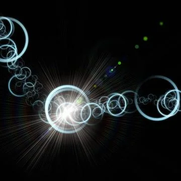 Futuristic technology circle background design with lights Futuristic tech... Stock Photos