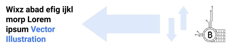 Futuristic Technology Concept with Graphical Elements and Arrows Highlighti.. イラスト素材