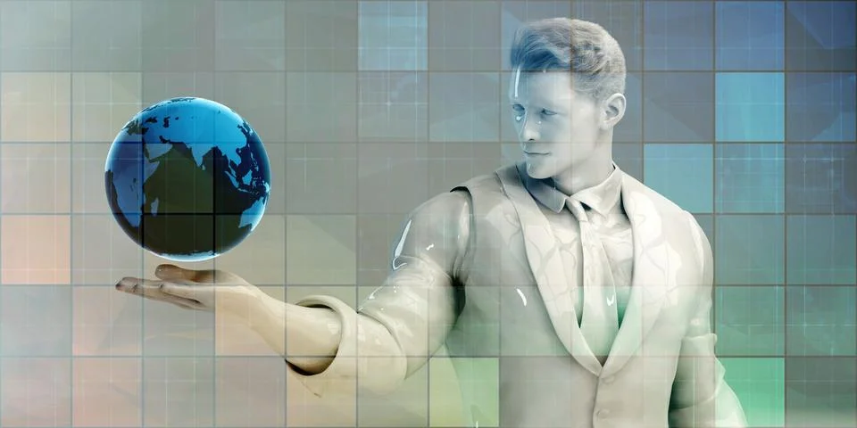 Futuristic Technology Concept Illustrazione stock