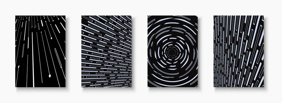 Futuristic technology covers design with digital motion lines. Abstract dar.. Stockillustratie
