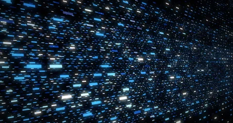 Futuristic Technology Data Stream Motion Background Loop. Stock Footage 327151766