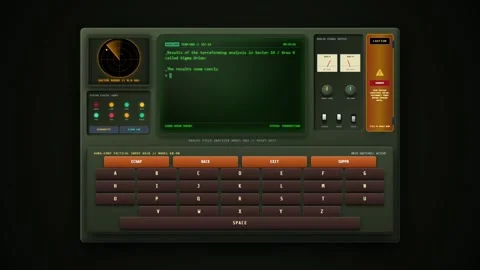 Futuristic technology device with digital screen Vidéo 347881654