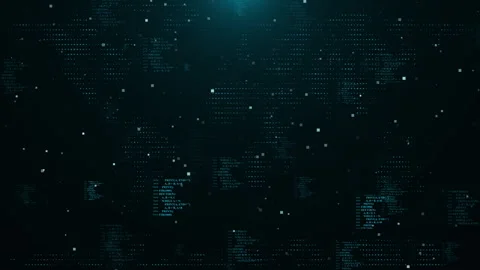Futuristic Technology Digital Cyberspace for Tech Processes Neural Networks Stock Footage 347049831