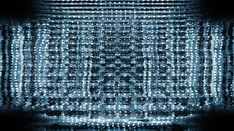 Futuristic Technology Digital Video Glitch Malfunction Stock Footage 93279626