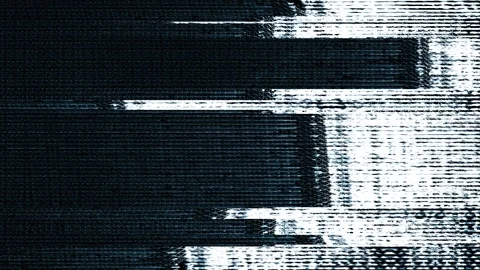 Futuristic Technology Digital Video Glitch Malfunction Stock Footage