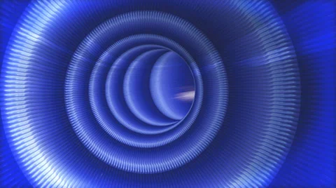 Futuristic technology fly-through infinity tunnel loop Stock Footage 38962163