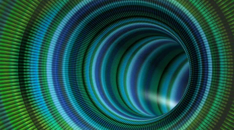 Futuristic technology fly-through infinity tunnel loop Stock Footage 38964710