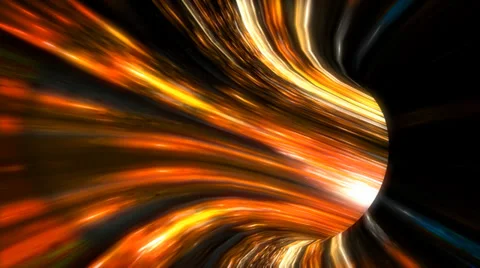 Futuristic technology fly-through infinity tunnel loop Stock Footage 38968021