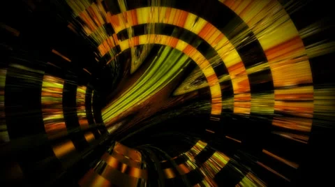 Futuristic technology fly-through infinity tunnel loop Stock Footage 38979890