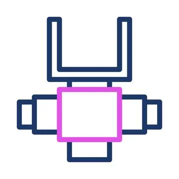 Futuristic Technology Icon with Abstract Design Stockillustratie