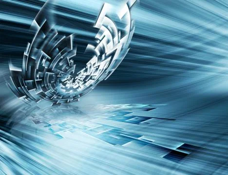 Futuristic technology Stock Illustration