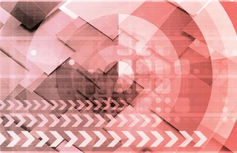 Futuristic technology Stock Illustration