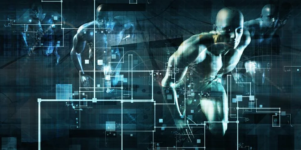 Futuristic Technology Illustrazione stock