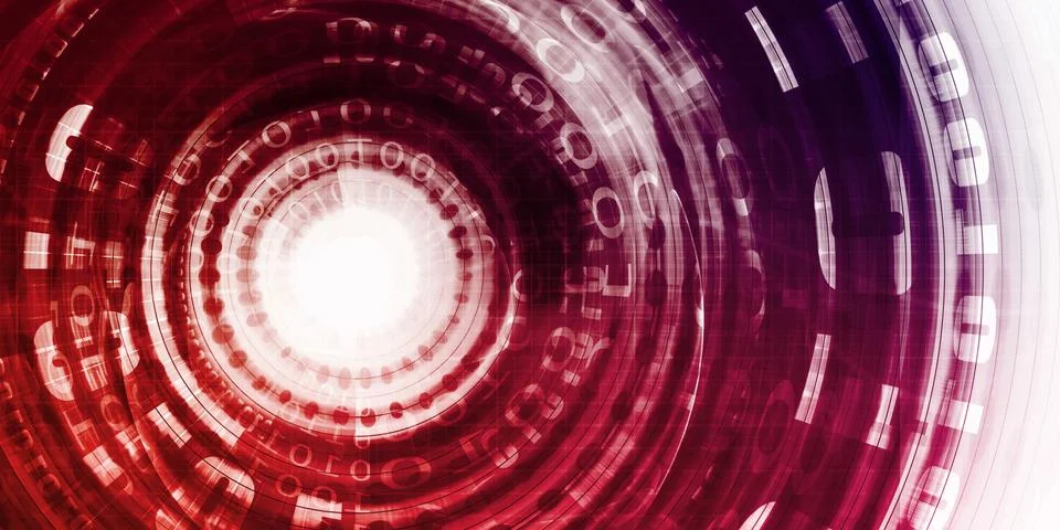 Futuristic Technology 스톡 일러스트