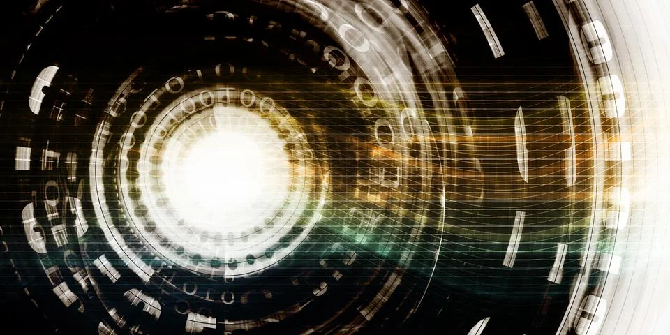 Futuristic Technology Stock Illustration