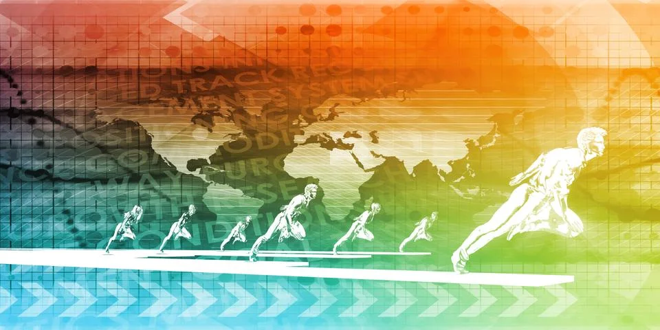 Futuristic Technology Illustrazione stock