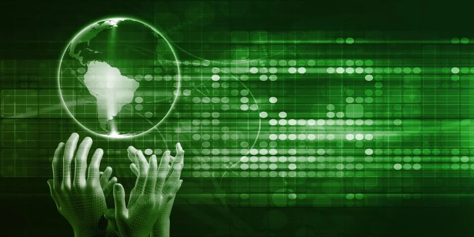 Futuristic Technology Illustrazione stock
