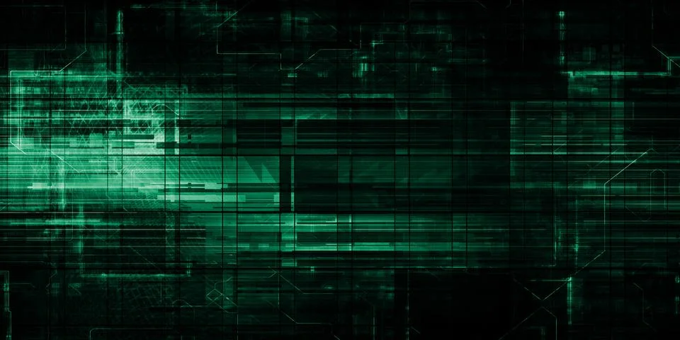 Futuristic Technology Illustrazione stock