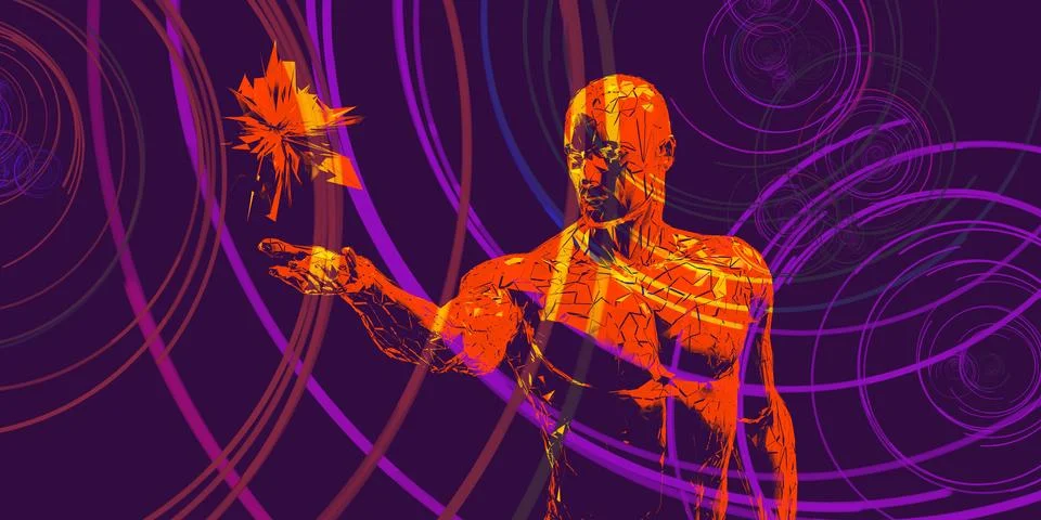 Futuristic Technology Stock Illustration