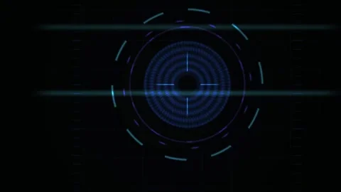 Futuristic Technology Interface Design Elements. Stock Footage 334522362