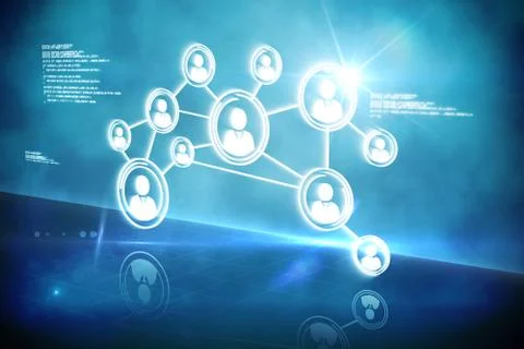 Futuristic technology interface Stock Illustration