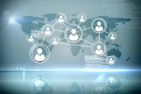 Futuristic technology interface Stock Illustration