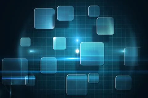 Futuristic technology interface Stock Illustration