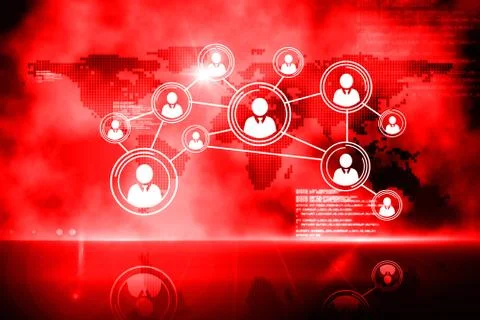 Futuristic technology interface Illustrazione stock