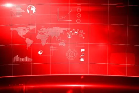 Futuristic technology interface Illustrazione stock