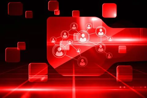 Futuristic technology interface Stock Illustration