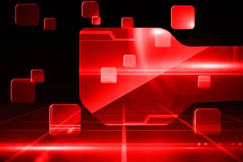 Futuristic technology interface Illustrazione stock
