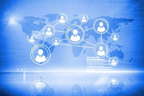 Futuristic technology interface Stock Illustration