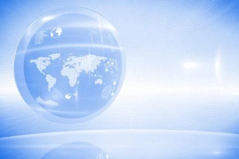 Futuristic technology interface Illustrazione stock