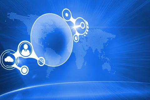 Futuristic technology interface Stock Illustration
