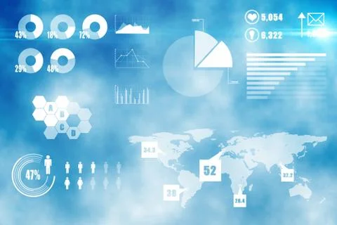 Futuristic technology interface Stock Illustration