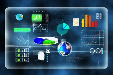Futuristic technology interface Stock Illustration