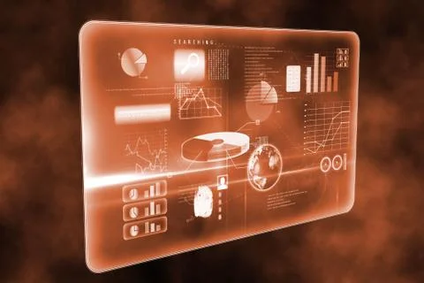 Futuristic technology interface Illustrazione stock