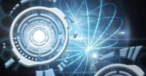 Futuristic technology interface Stock Illustration