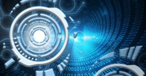 Futuristic technology interface イラスト素材